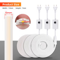 Tira de Luz LED COB Ajustable 220V 288 LEDs/M Suave y Flexible Cinta Luz IP65 Impermeable 3000K-6000K Lámparas LED para Decoración del Hogar Marca XUNATA - details 3