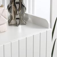 Zapatero Estrecho con 2 Puertas Mueble de Zapatero Ajustable para 15 Pares de Zapatos Blanco - details 7