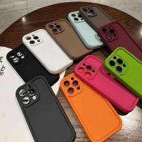 Funda de teléfono de silicona de Color caramelo de lujo para IPhone 11 13 12 14 15 16 Pro Max 15 Pro 14 PLUS funda a prueba de golpes funda para Iphone 11 Pro - details 5