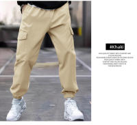 Pantalones de hombre de talla grande para las cuatro estaciones con múltiples bolsillos, diseñados en tejido de sarga, ideales para salidas informales. - details 8