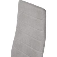 Home Pack 6 sillas, Sillas Comedor,, Tejido Gris y Patas Blancas, Modelo Yuri, Medidas: 44 cm Ancho x 42 cm Largo x 96 cm Alto - details 6