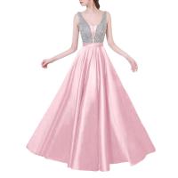 Elegante Vestido de Noche de Secuencia Corte Alto y Vibrante para Mujeres - details 1