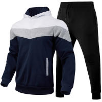 Conjunto Casual de Primavera Nuevo para Hombres Traje de Suéter con Capucha - details 5