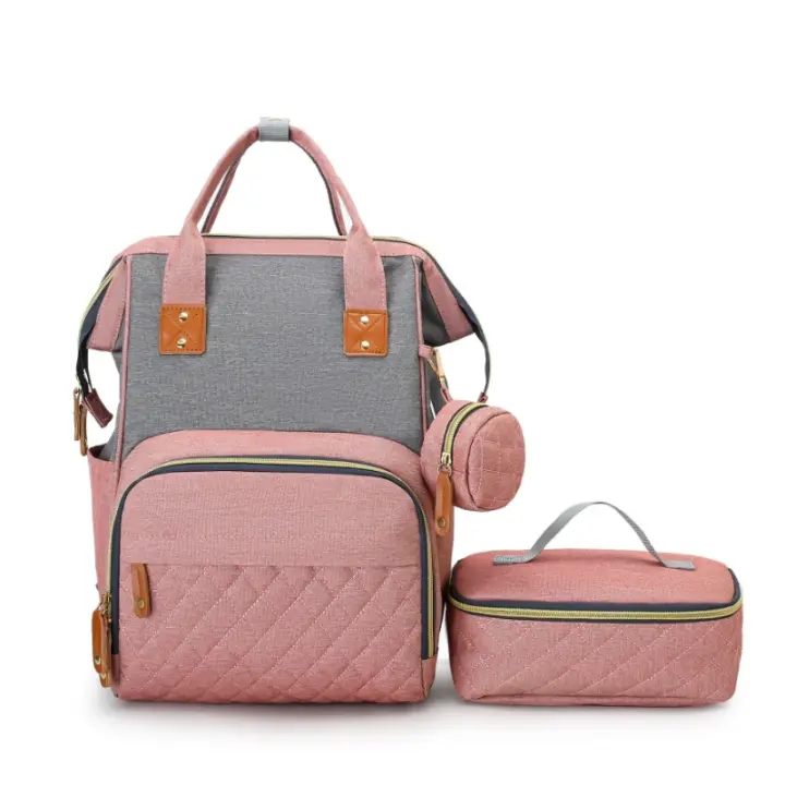 Bolsa Multifuncional de Gran Capacidad Bolso Portátil Doble para Mamá y Bebé - 1