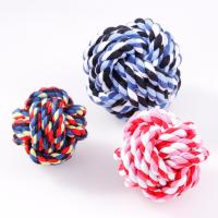 Juguete de Algodón para Masticar Bola de Cuerda Acolchada para Perros Juguete Dental para Mascotas - details 1