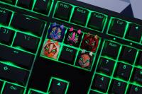 ECHOME Anime Keycap Set - Teclas personalizadas con arte original de Kitsune Perfil Cherry para teclados mecánicos Kits HOT KEYS HKP Accesorios Gaming Artesanales con diseño exclusivo. Compatibles con teclados estándar, ideales para jugadores y coleccioni - details 3