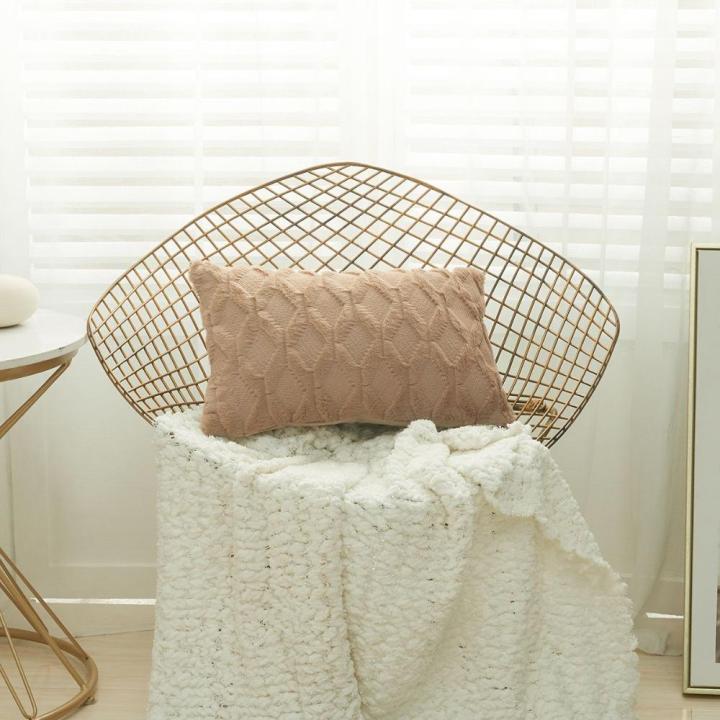 For Livingroom,Bed Throw Pillow Cotton Cloth Decorative Rhombus Stripe  Cushion Cover Home Textile Sofa Decor Pillow Case
