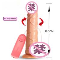 VIBRADOR ELÉCTRICO de Color carne para adultos, pene Artificial, masturbador femenino, consolador realista AV, Juguetes sexuales - details 4