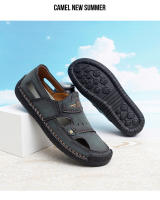2025 nuevo verano Baotou sandalias de hombre transpirable Casual zapatos de playa huecos grandes - details 19
