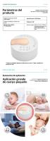 Musica para dormir bebe para casa regalo cumpleaños inteligente ruido blanco adultos - details 6