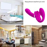Leten Vibrador de Correa Sin Correa 12 Velocidades, Doble Penetración, Juguetes para Adultos Lesbianos - details 9