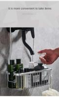 Estante de ducha de aluminio no poroso, soporte para champú, organizador de cesta, accesorios de baño - details 1