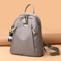 Mochila informal de de de gran capacidad para mujer, bolso hombro tela impermeable, antirrobo, estil - details 27