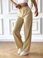Pantalones elásticos de pierna ancha para mujer Ropa de moda de otoño y primavera - details 21