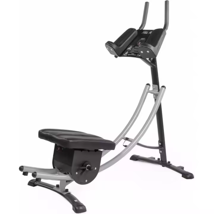 XtremepowerUS Ab hine Entrenamiento abdominal Crunch Fiess Ejercicio de entrenamiento, Sier/Negro - 1
