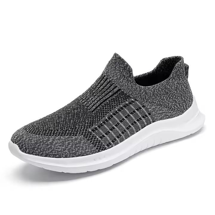 2024 Primavera/Verano Casual Malla Transpirable Tamaño Grande Un Paso Zapatos De Hombre Tendencia - 1
