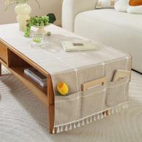 Mantel impermeable, cubierta gruesa jacquard para mesa de té, muebles de TV, refrigerador, bolsa de iluminación, tela - details 3