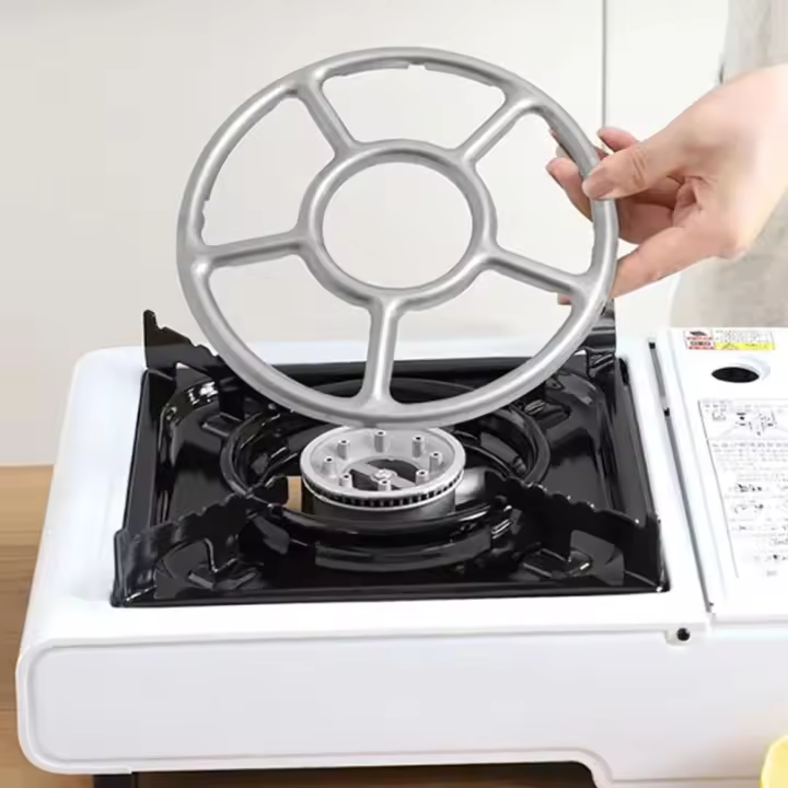 Estufa de gas portátil de restauración segura, soporte duradero, soporte para cafetera, accesorios de cocina para acampar al aire libre - 1