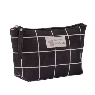 Bolsa de Cosméticos de Lona Suave Organizador de Viaje con Diseño de Oso - 1