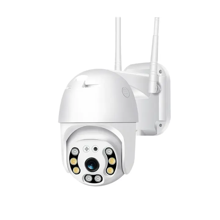 1/2PCS Cámara Vigilancia WiFi Exterior/Interior - HD Camaras Vigilancia Domicilio WiFi Seguridad IP65, Visión Nocturna, Detección Humana - 1