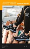Zapatos de seguridad a prueba de perforaciones para hombre, zapatillas de trabajo de verano, zapatos de seguridad ligeros con punta de acero - details 21