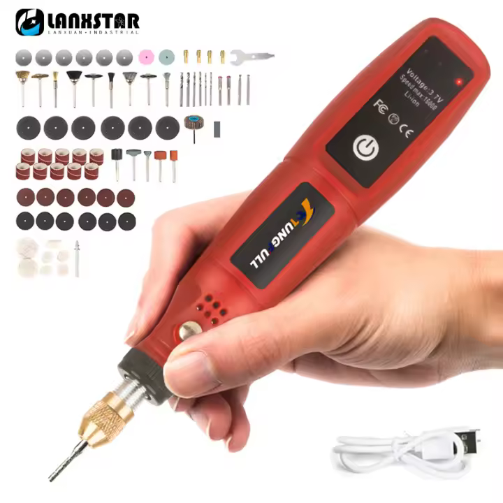 Destornillador Eléctrico Inalámbrico Mini de la Marca Dremel para Trabajos de Madera y Grabado Herramienta de Bricolaje para Joyería Metal y Vidrio - 1