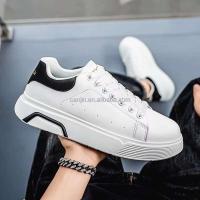 Nuevo 2025 zapatos de hombre de estilo caminante de cuero artificial de capa superior de alta calidad, fábrica de calzado deportivo informal de bajo precio, Guangzhou - details 7