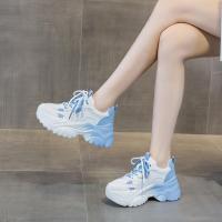 5 nuevos zapatos deportivos de verano para mujer, con suela gruesa, versátiles, informales, blancos y populares. - details 2