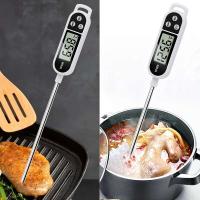 Termómetro para alimentos, sonda tipo bolígrafo digital de cocina, carne asada para hornear, termómetro para leche, 1 ud. - details 1