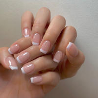 24 Uñas Cortas Cuadradas Falsas + 1 Archivo De Uñas + 1 Pieza De Pegamento De Gel QHW900 Kit De Uñas Postizas De ABS - details 6