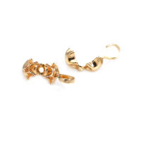8x4MM 9x4MM 11x5MM Cierre de latón color oro de 18K con alambre y rosca para joyería, collares, pulseras, accesorios y fijaciones - details 18
