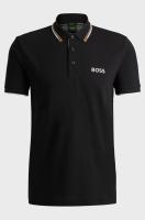 Camisetas Polo para Hombres BOSS Algodón Blanco Manga Corta Moda de Alta Calidad - details 0