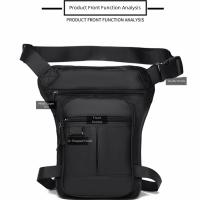 Bolsa de pierna para exteriores de gran capacidad para escalada, bolsa ajustable multicapa para ciclismo, bolsa informal impermeable para motocicleta - details 18