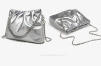 Bolsos de mujer de gran capacidad a la moda, nuevo bolso de mensajero de cadena plisada con textura de alta calidad en color sólido. - details 25