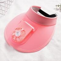 Sombrero De Béisbol Para Mujer Con Ventilador Solar De Verano Protección Total Pico Grande Y Cima Vacia Sombrero Fresco Y Secado Rápido Para Playa - details 9