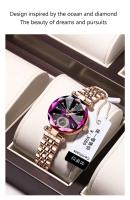 Reloj de Pulsera de Cuarzo de Lujo para Damas Marca Superior A Prueba de Agua Acero Inoxidable - details 6