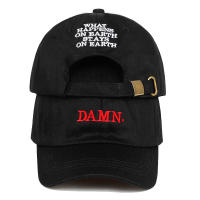 Gorras DAMN Embordadas de Tierra Gorra de Béisbol Hip Hop para Primavera-Verano Unisex - details 1