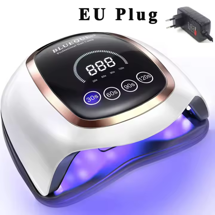 Lámpara LED UV de 84W para secado de esmalte de uñas en Gel, secador de 42 LED con temporizador, detección de movimiento, pantal - 1