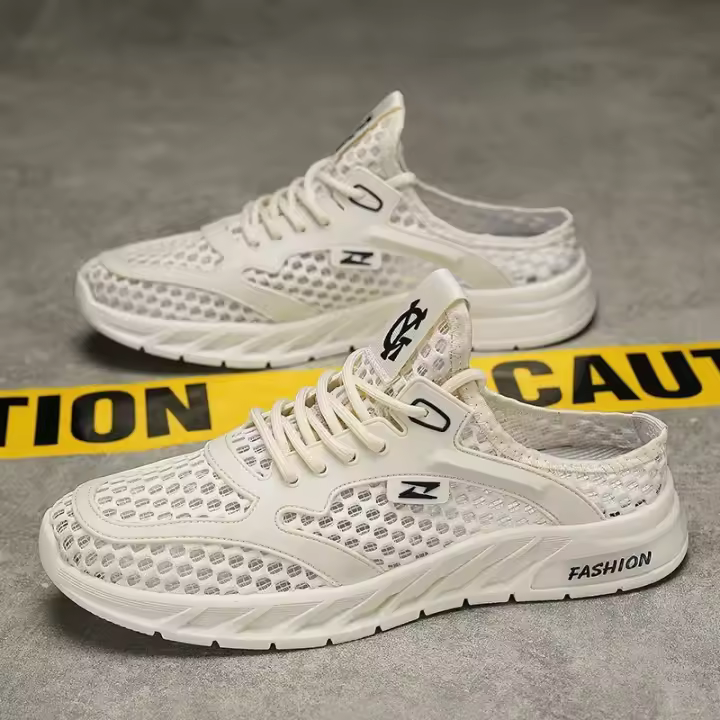 Zapatillas de verano para hombre, zapatos informales para la playa al aire libre, sandalias, chanclas para caminar, zapatos ligeros de moda cómodos, calzado masculino - 1