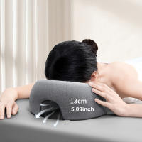 Almohada contemporánea en forma de O/U, relleno 100% poliuretano, funda suave y lavable con cierre de cremallera, comodidad para todas las estaciones, multiusos para salones de belleza y spas, regalo ideal para adultos - details 1
