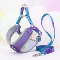 Juego de arnés y correa reflectantes ajustables para mascotas, perros pequeños y medianos, arnés de paso con Material suave y transpirable - details 5
