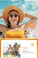 SPF40 hidratante teñido VC protector solar protección de la piel maquillaje refrescante crema de protección solar UV antienvejecimiento protector solar resistente - details 2