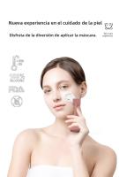 Cepillo de Silicona para Mascarillas Faciales Herramienta de Aplicación DIY de Doble Cabeza para Barro, Crema y Skincare Limpieza Fácil Oferta Miravia - details 1
