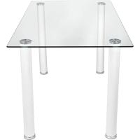 Mesa de Comedor Negra, Mesa de Cristal para Cocina, Medidas Mesa Moderna salón: 140 cm Largo x 80 cm Ancho x 75 cm Alto - details 7
