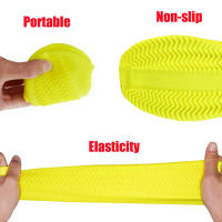 1 Pair Cycling Waterproof Non-slip Silicone High Elastic Wear-resistant  Shoes Rain Covers - details 3