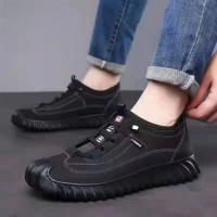 Hombres Zapatos Casuales, Nuevos Adolescentes Transpirable De Bajo Cordones Antideslizante Zapatos De Los Hombres Suela Blanda - details 4