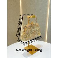 Nuevo estilo con tachuelas de diamantes para suegra, elegante bolso de noche de alta sociedad, bolso de fiesta corporal - details 0