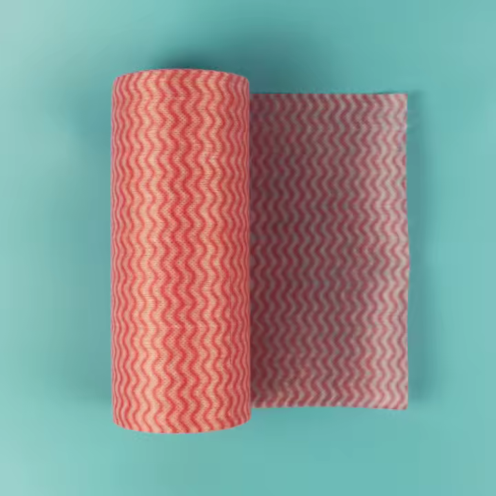 Toallitas de limpieza desechables para cocina y baño, paño de limpieza práctico y efectivo para platos y superficies, 50 unidades por rollo - 1