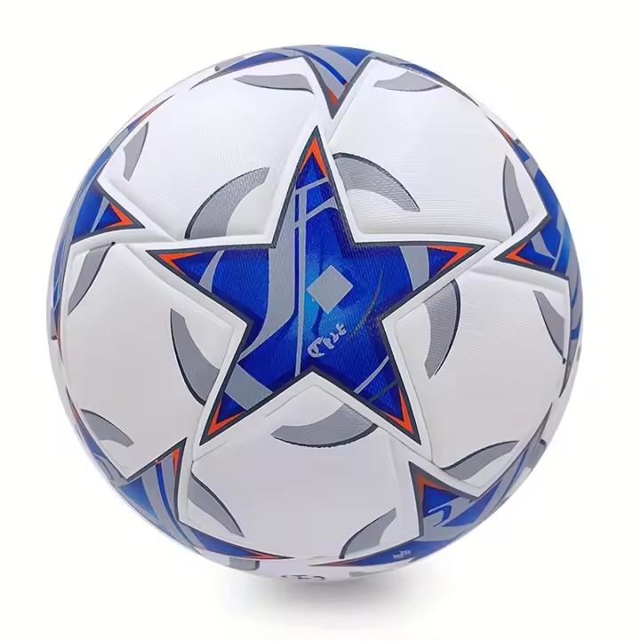 Balón de fútbol de cuero PU n.° 5, balón de fútbol de alta elasticidad, resistente al desgaste y a prueba de explosiones - 1