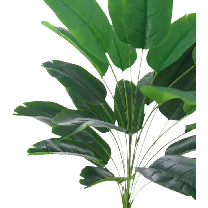 Planta Artificial De Palma Tropical Grande 65-90cm Plástico Realista Monstera Para Decoración De Jardín Y Fiestas En Casa - 1